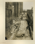 222204 Afbeelding van een deel van de vloer van de eerste omgang aan de noordzijde van de Domtoren (Domplein) te ...